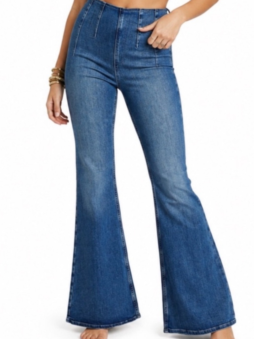 We The Free Keira Pull-On Flare Jeans size 27